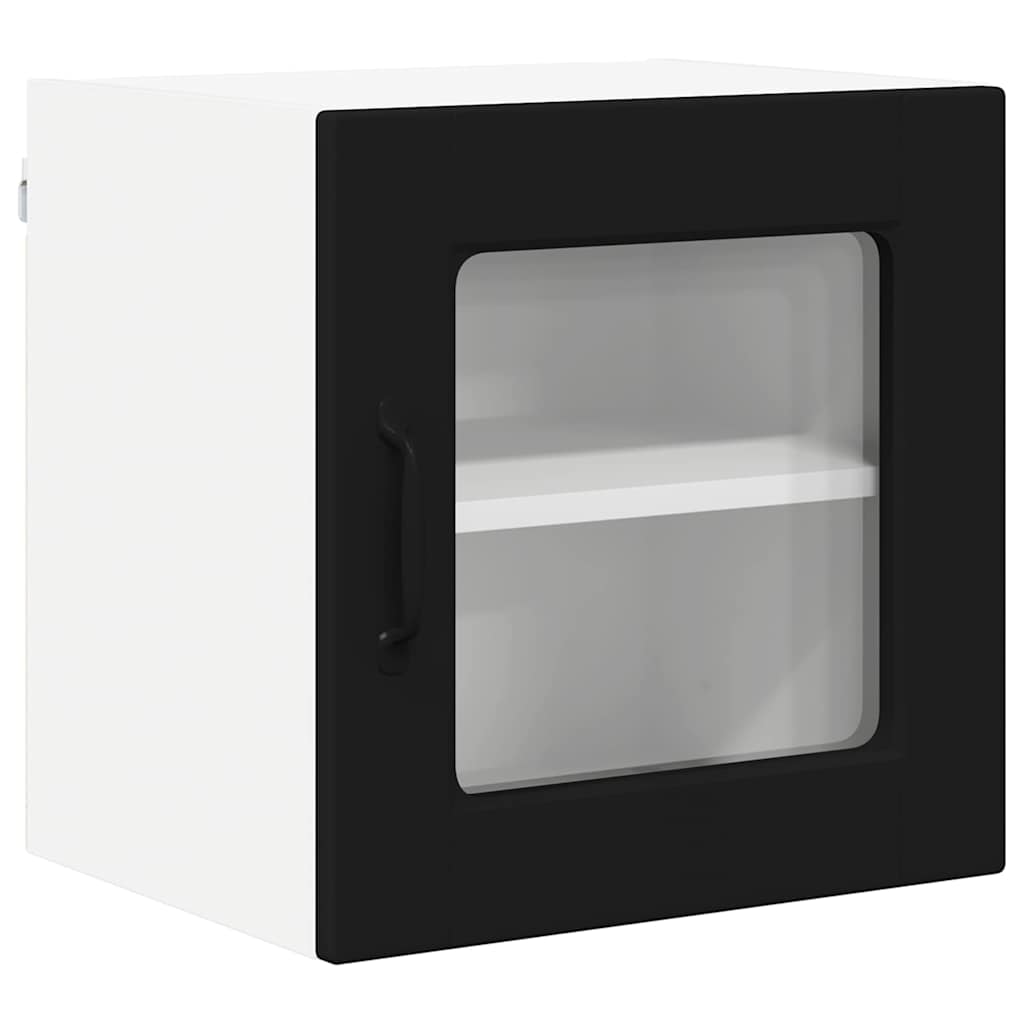 Keukenkast aan de muur Zwart 40 x 31 x 40 cm Bewerkt hout