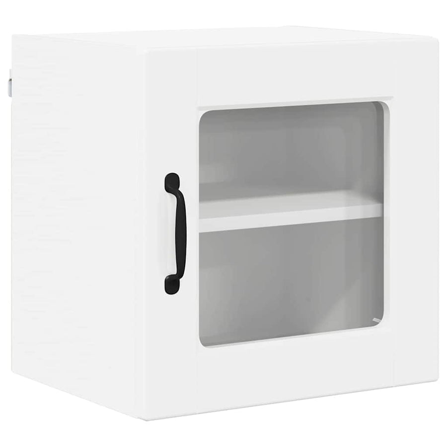 Keukenkast aan de muur 2 pcs Hoogglans wit 40 x 31 x 40 cm