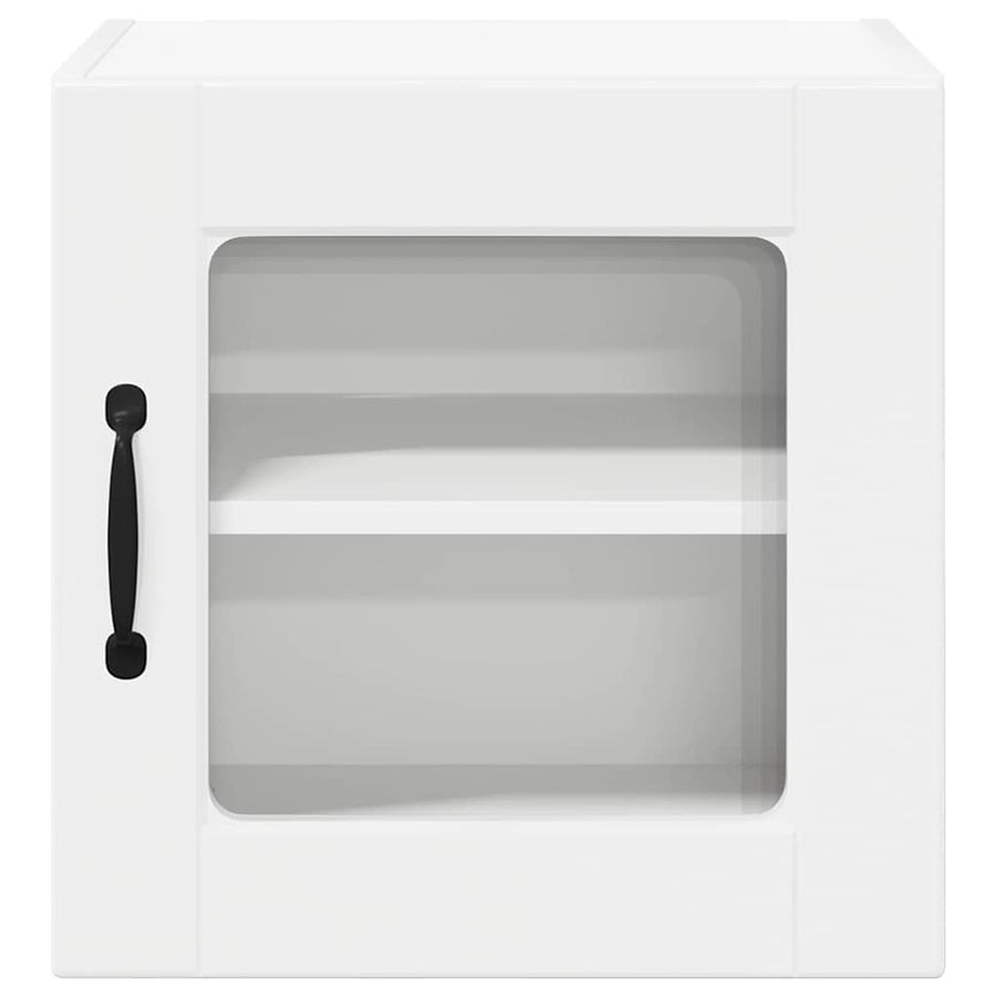 Keukenkast aan de muur 2 pcs Hoogglans wit 40 x 31 x 40 cm