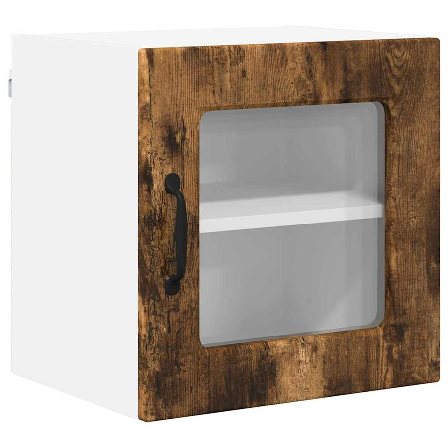 Keukenkast aan de muur met plank Gerookt eiken 40 x 31 x 40 cm