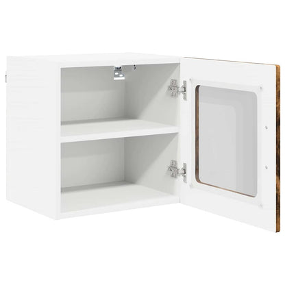 Keukenkast aan de muur met plank Gerookt eiken 40 x 31 x 40 cm