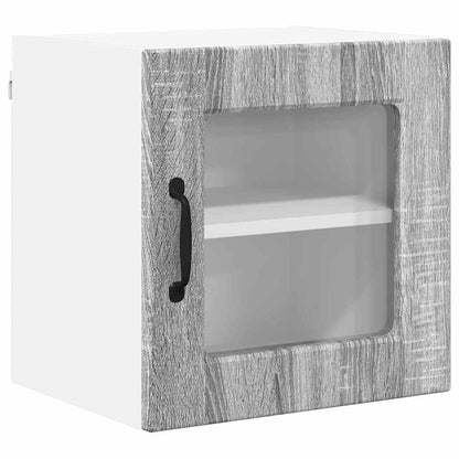 Keukenkast aan de muur met plank Grijs Sonoma 40 x 31 x 40 cm