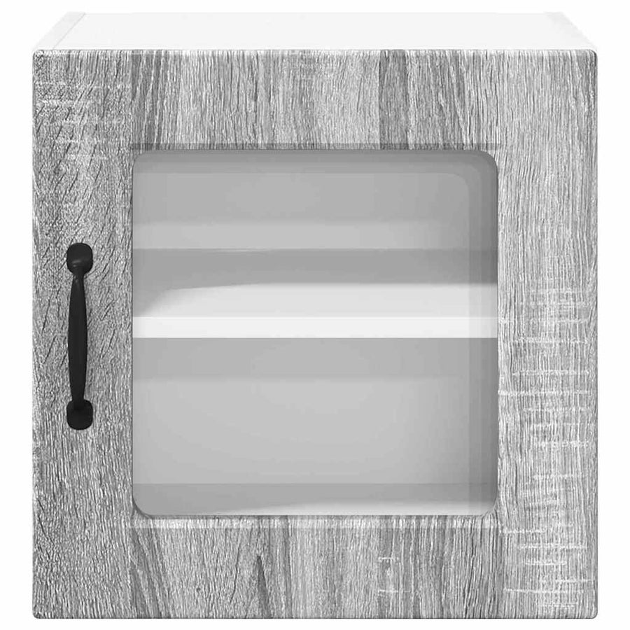 Keukenkast aan de muur met plank Grijs Sonoma 40 x 31 x 40 cm