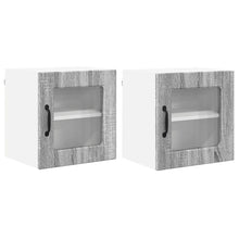 Keukenkast aan de muur 2 pcs Grijs Sonoma 40 x 31 x 40 cm