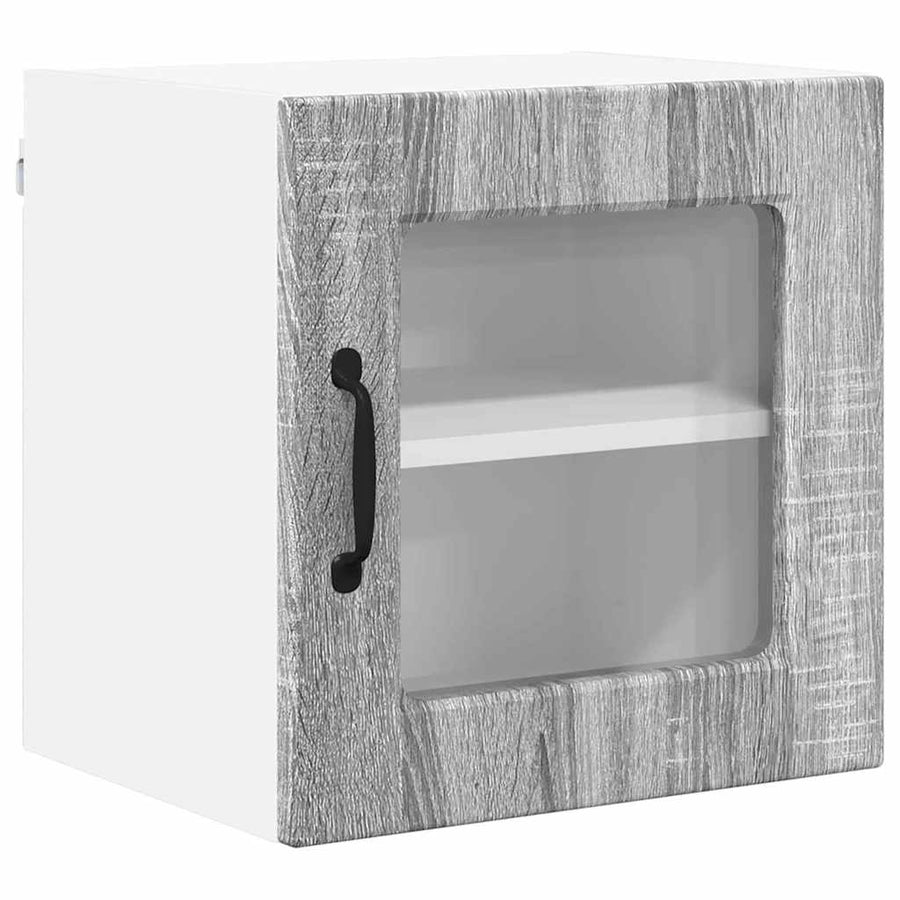 Keukenkast aan de muur 2 pcs Grijs Sonoma 40 x 31 x 40 cm