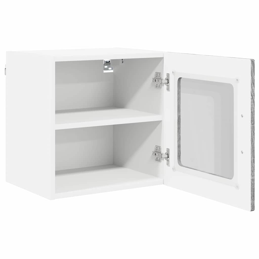 Keukenkast aan de muur 2 pcs Grijs Sonoma 40 x 31 x 40 cm