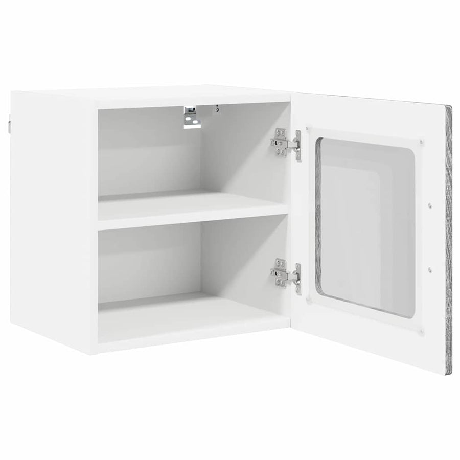 Keukenkast aan de muur 2 pcs Grijs Sonoma 40 x 31 x 40 cm