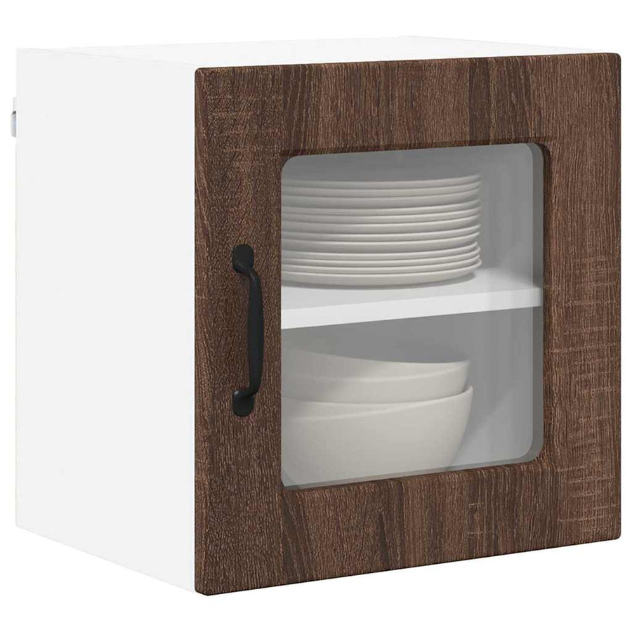 Keukenkast aan de muur Bruin Eiken 40 x 31 x 40 cm Bewerkt hout