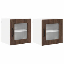 Keukenkast aan de muur 2 pcs Bruin Eiken 40 x 31 x 40 cm