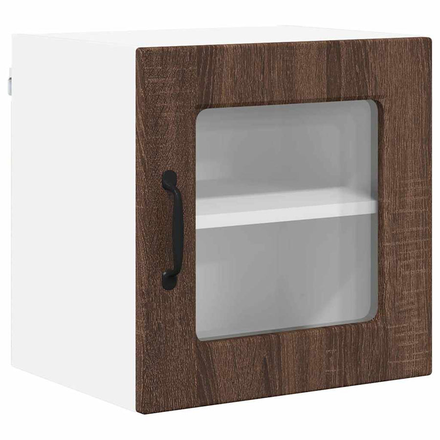 Keukenkast aan de muur 2 pcs Bruin Eiken 40 x 31 x 40 cm
