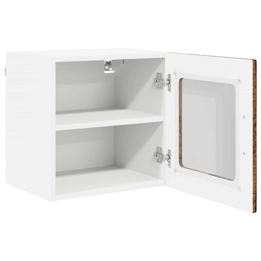 Keukenkast aan de muur met plank 2 pcs Oud Hout 40 x 31 x 40 cm