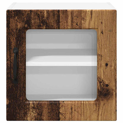 Keukenkast aan de muur met plank 2 pcs Oud Hout 40 x 31 x 40 cm