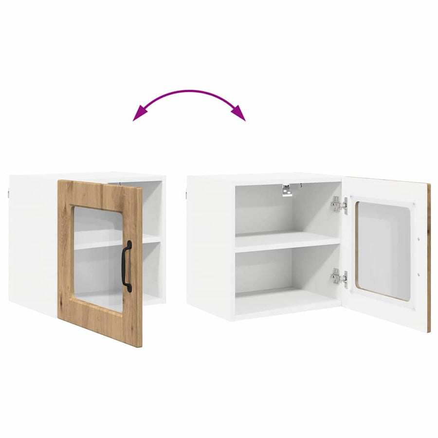 Keukenkast aan de muur met plank Artisan Eiken 40 x 31 x 40 cm