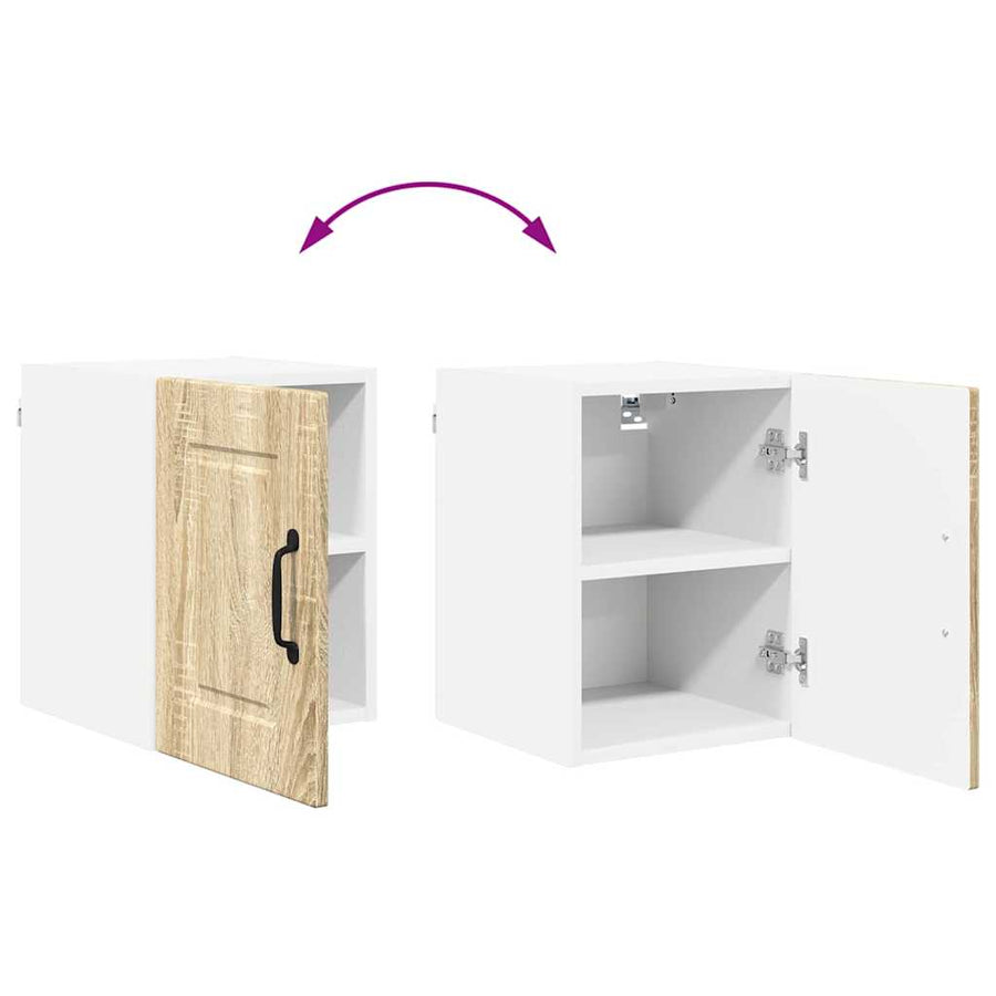 Keukenkast aan de muur met plank Sonoma Eiken 30 x 31 x 40 cm