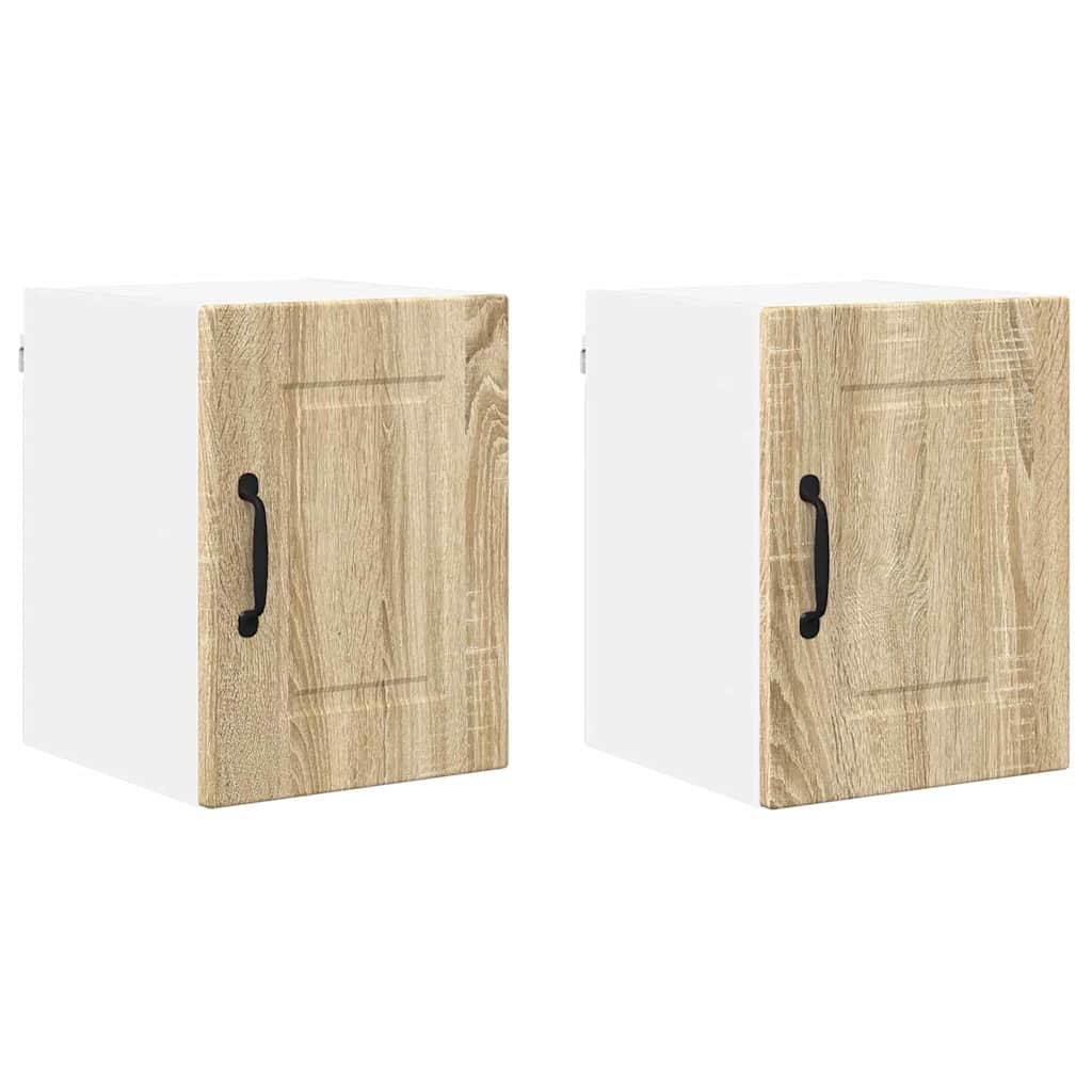 Keukenkast aan de muur 2 pcs Sonoma Eiken 30 x 31 x 40 cm