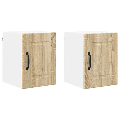 Keukenkast aan de muur 2 pcs Sonoma Eiken 30 x 31 x 40 cm
