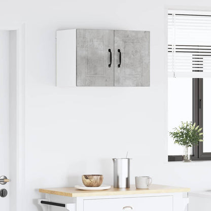 Keukenkast aan de muur Beton Grijs 30 x 31 x 40 cm Bewerkt hout