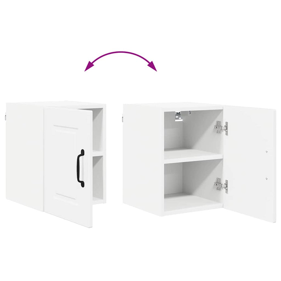 Keukenkast aan de muur met plank Hoogglans wit 30 x 31 x 40 cm