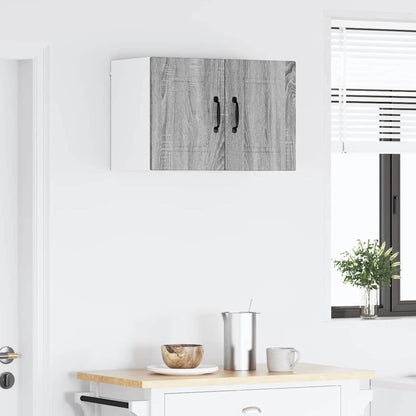 Keukenkast aan de muur met plank Grijs Sonoma 30 x 31 x 40 cm