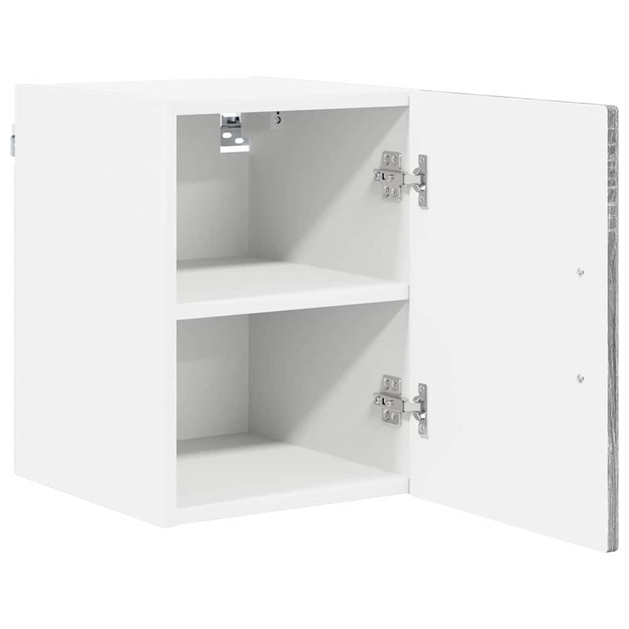 Keukenkast aan de muur met plank Grijs Sonoma 30 x 31 x 40 cm