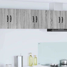 Keukenkast aan de muur 2 pcs Grijs Sonoma 30 x 31 x 40 cm