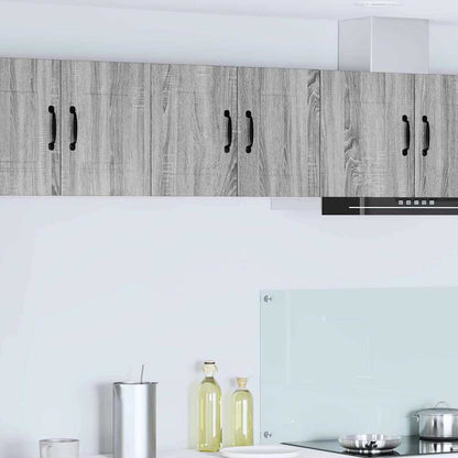 Keukenkast aan de muur 2 pcs Grijs Sonoma 30 x 31 x 40 cm
