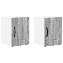 Keukenkast aan de muur 2 pcs Grijs Sonoma 30 x 31 x 40 cm