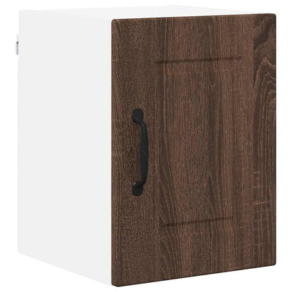Keukenkast aan de muur Bruin Eiken 30 x 31 x 40 cm Bewerkt hout
