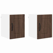 Keukenkast aan de muur 2 pcs Bruin Eiken 30 x 31 x 40 cm