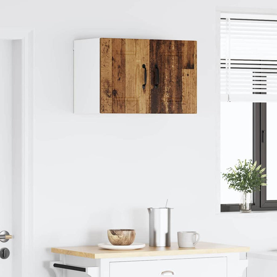 Keukenkast aan de muur Oud Hout 30 x 31 x 40 cm Bewerkt hout