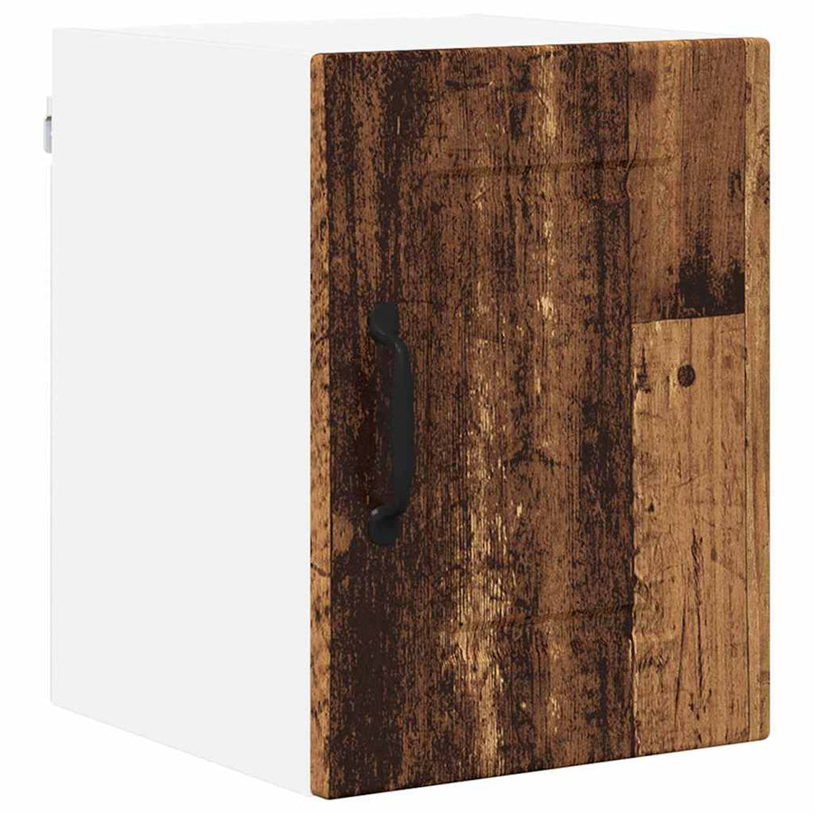 Keukenkast aan de muur met plank 2 pcs Oud Hout 30 x 31 x 40 cm