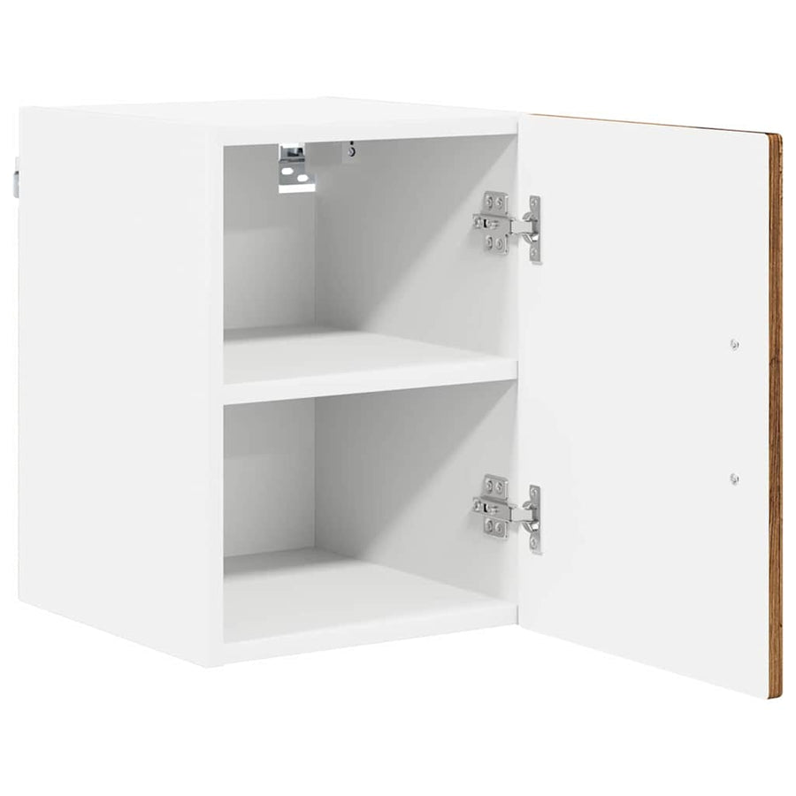 Keukenkast aan de muur met plank 2 pcs Oud Hout 30 x 31 x 40 cm