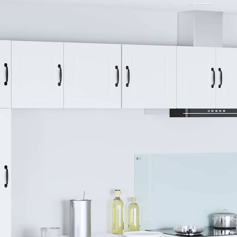 Keukenkast aan de muur 2 pcs Wit 40 x 31 x 40 cm Bewerkt hout