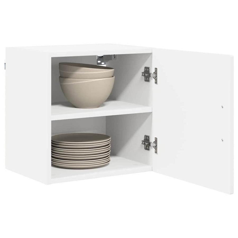Keukenkast aan de muur 2 pcs Wit 40 x 31 x 40 cm Bewerkt hout