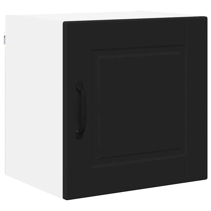 Keukenkast aan de muur Zwart 40 x 31 x 40 cm Bewerkt hout