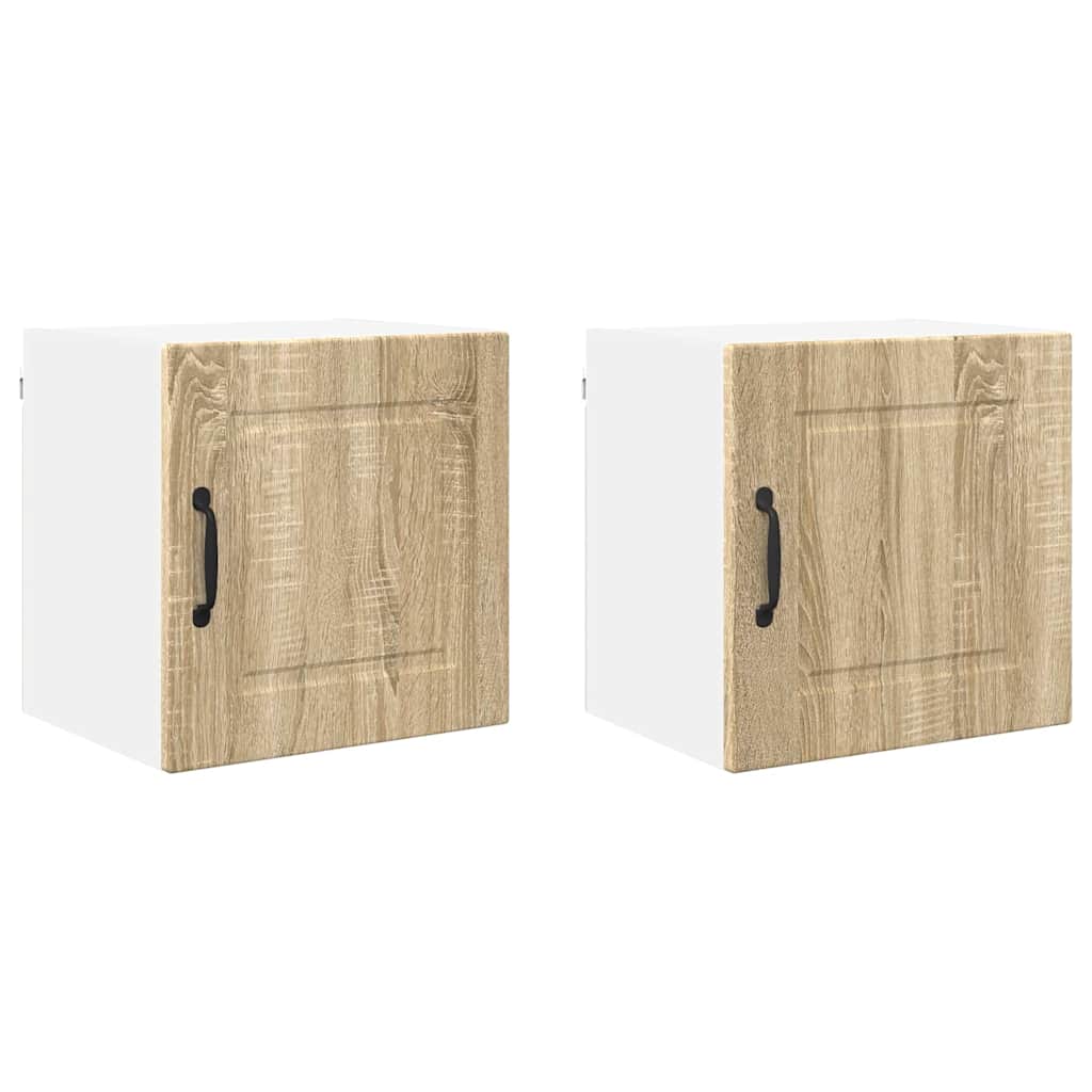 Keukenkast aan de muur 2 pcs Sonoma Eiken 40 x 31 x 40 cm