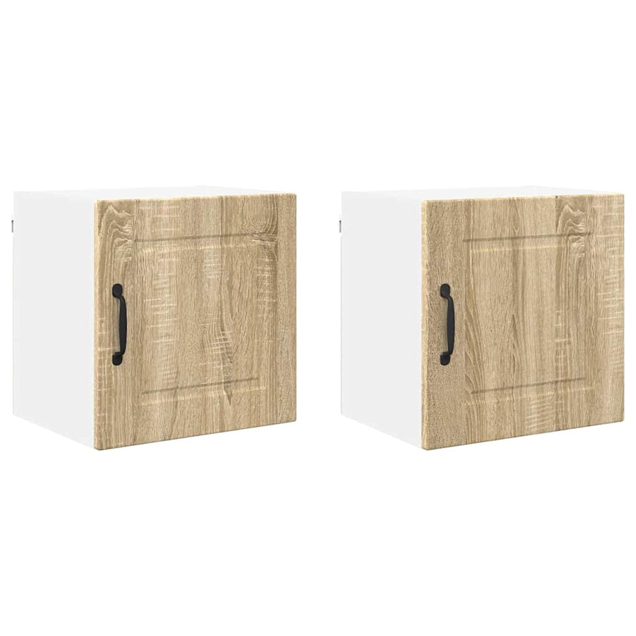 Keukenkast aan de muur 2 pcs Sonoma Eiken 40 x 31 x 40 cm