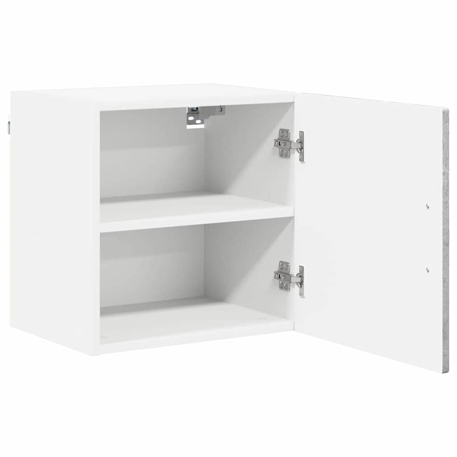 Keukenkast aan de muur 2 pcs Beton Grijs 40 x 31 x 40 cm