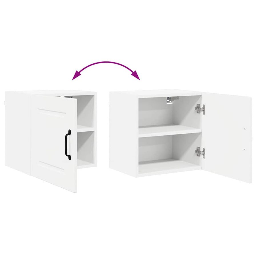 Keukenkast aan de muur met plank Hoogglans wit 40 x 31 x 40 cm