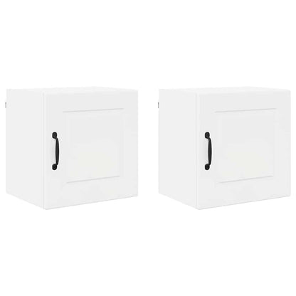 Keukenkast aan de muur 2 pcs Hoogglans wit 40 x 31 x 40 cm