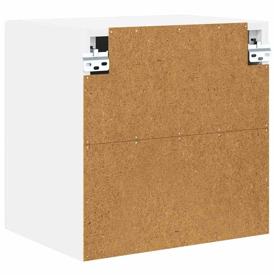 Keukenkast aan de muur 2 pcs Hoogglans wit 40 x 31 x 40 cm