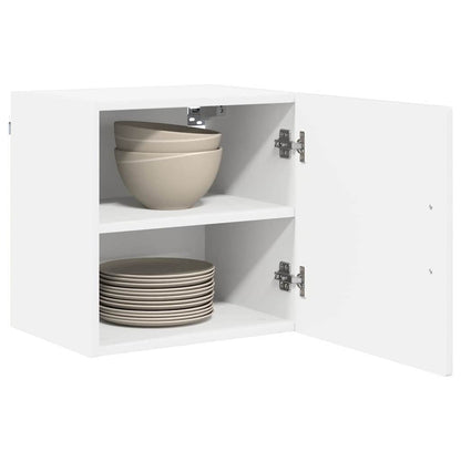 Keukenkast aan de muur 2 pcs Hoogglans wit 40 x 31 x 40 cm