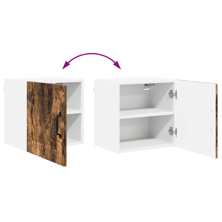 Keukenkast aan de muur met plank Gerookt eiken 40 x 31 x 40 cm