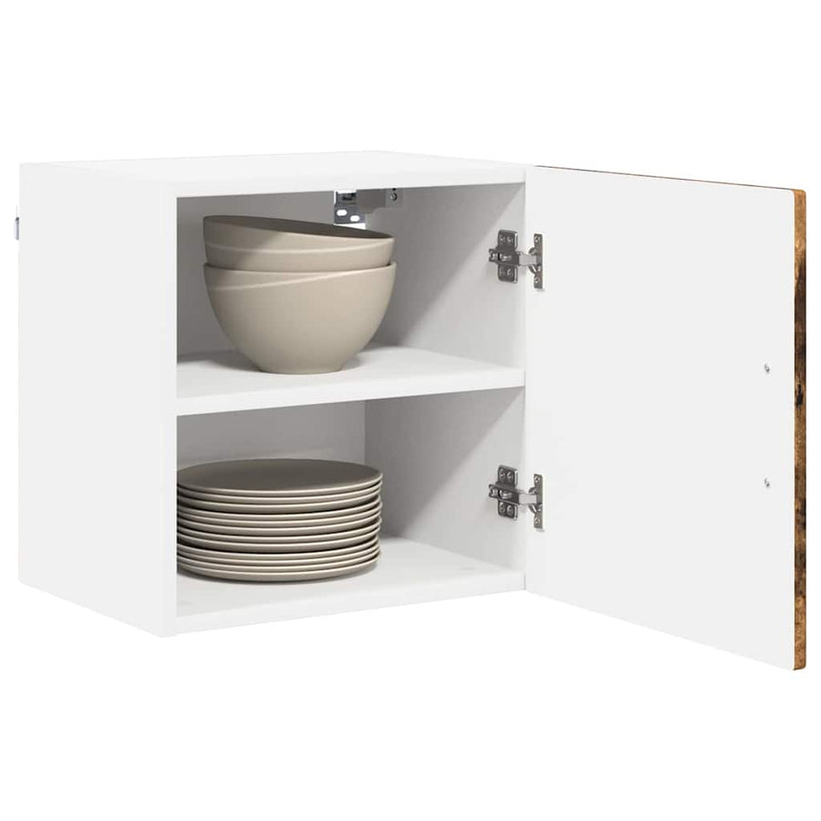 Keukenkast aan de muur 2 pcs Gerookt eiken 40 x 31 x 40 cm