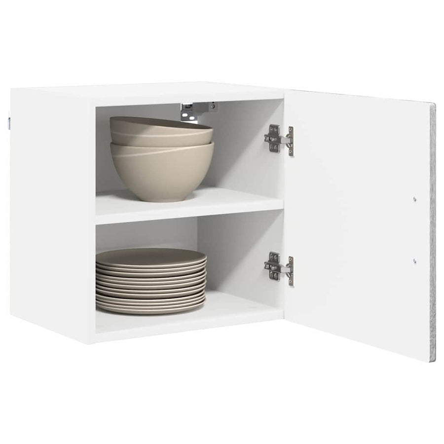 Keukenkast aan de muur met plank Grijs Sonoma 40 x 31 x 40 cm