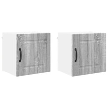 Keukenkast aan de muur 2 pcs Grijs Sonoma 40 x 31 x 40 cm