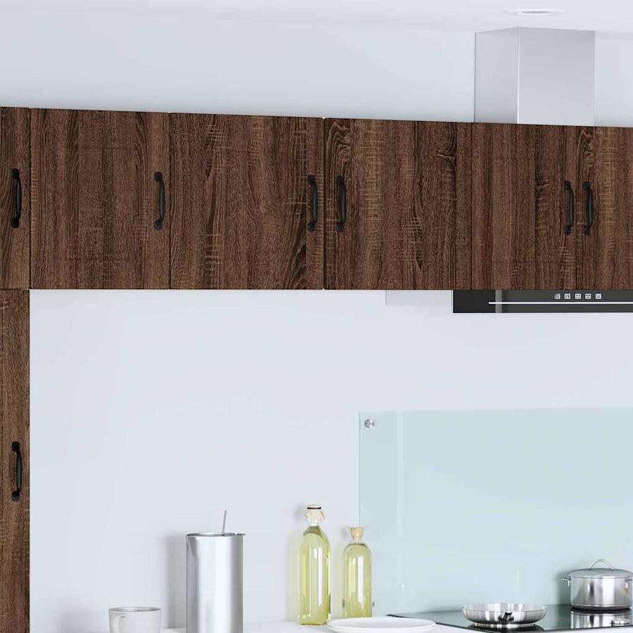 Keukenkast aan de muur Bruin Eiken 40 x 31 x 40 cm Bewerkt hout