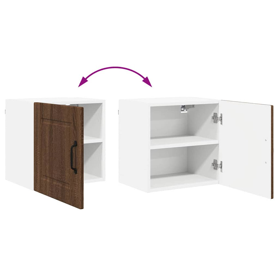 Keukenkast aan de muur Bruin Eiken 40 x 31 x 40 cm Bewerkt hout