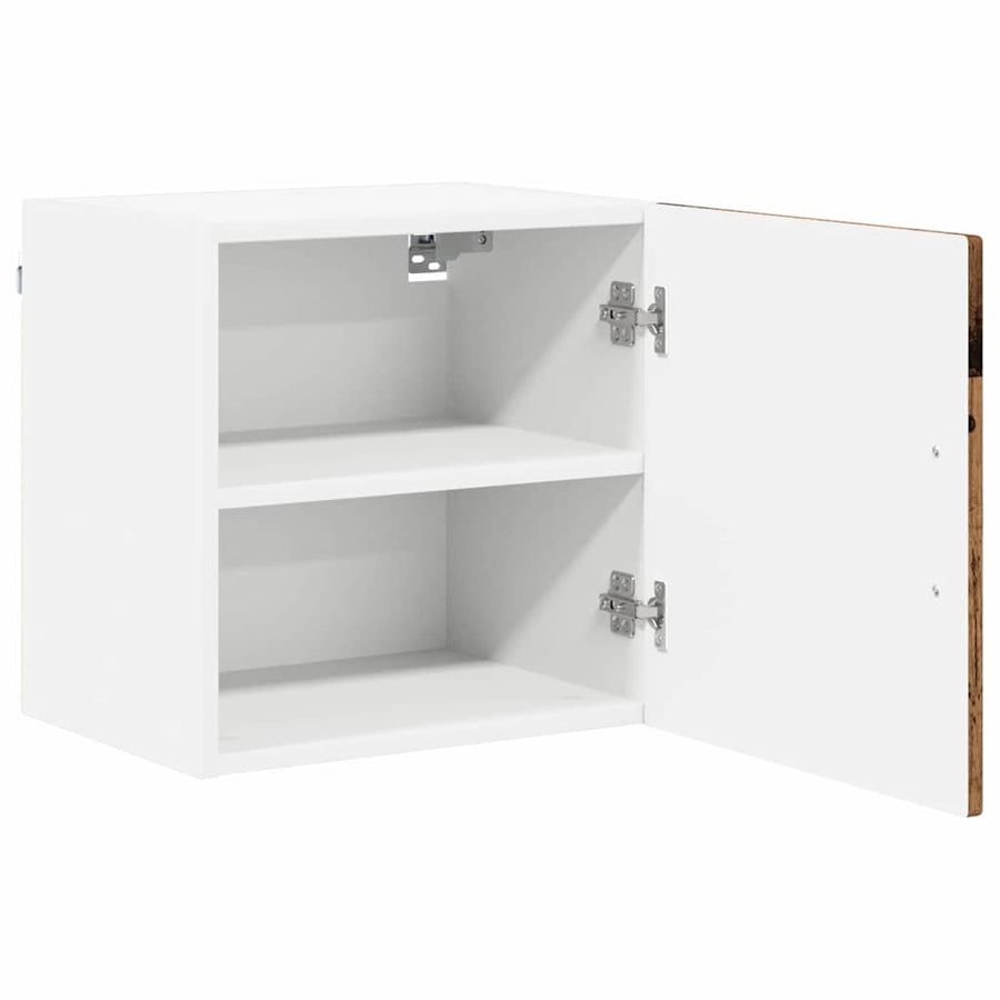 Keukenkast aan de muur met plank 2 pcs Oud Hout 40 x 31 x 40 cm