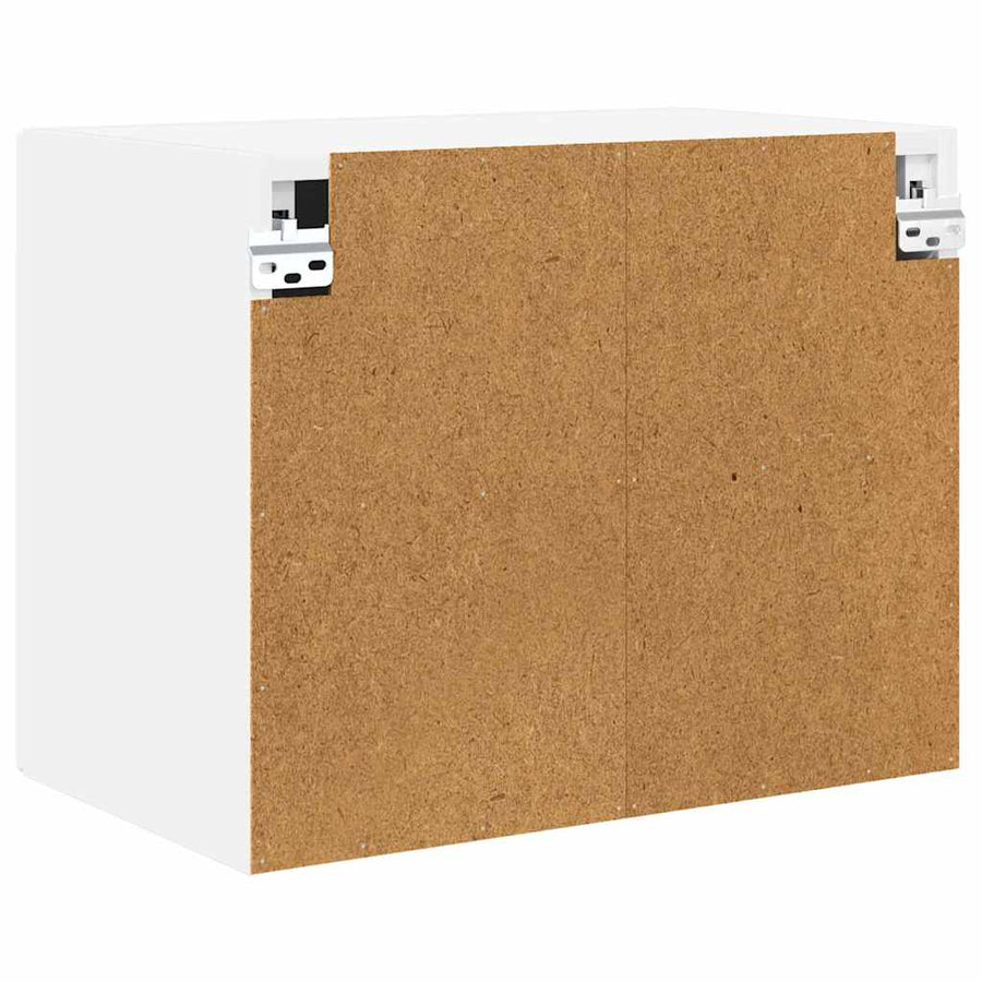 Keukenkast aan de muur 2 pcs Wit 50 x 31 x 40 cm Bewerkt hout